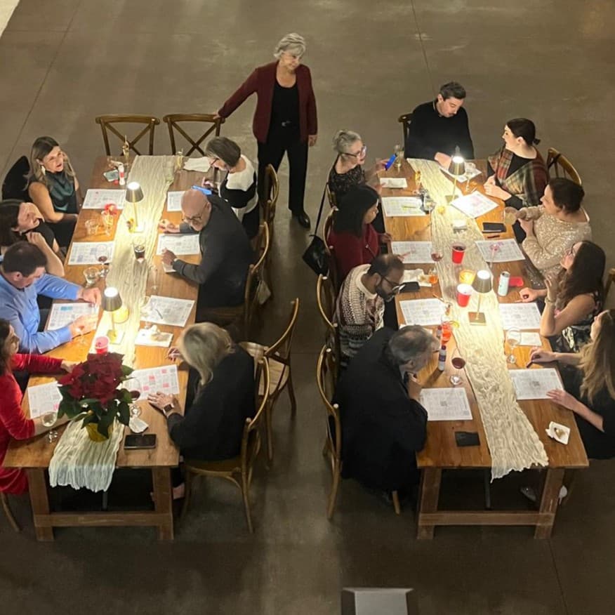 Corporate music bingo event